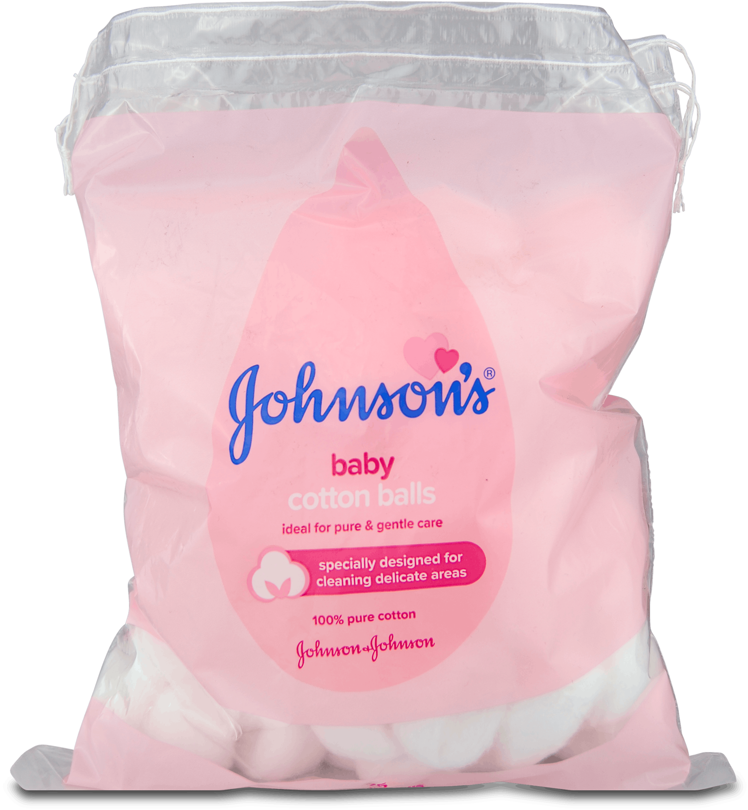 Soft and Gentle with 100% Pure Cotton JOHNSON'S Baby Cotton Balls 75 ct 